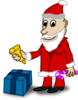 Comic Santa Clip Art